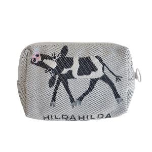 HildaHilda（ヒルダヒルダ）ポーチ - Mサイズ「うし」