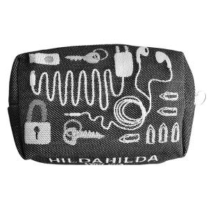 HildaHilda（ヒルダヒルダ）ポーチ - Lサイズ「イヤホン（ブラック）」